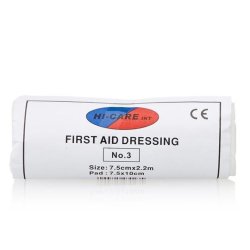 First Aid Dressing - NO.3 Hi-care 7.5CM X 2.2M