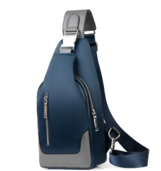 Outdoor Fashionable Casual Nylon Waist Bag Moon Bag Travel Sling Bag