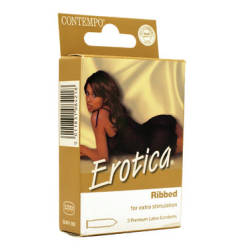 Contempo Condoms Erotica 1 X 3'S