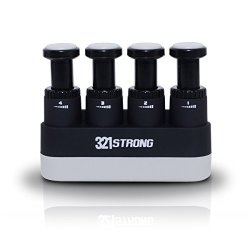 Adjustable Finger Strengthener And Hand Exerciser For Guitar Piano Or Therapy - With Bonus 4k Ultra Hd Ebook