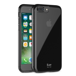 iLuv Vyneer Transparent Case for iPhone 7 Plus in Black