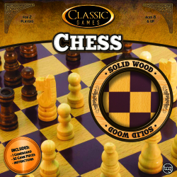 Classic Games - Wood Chess Set