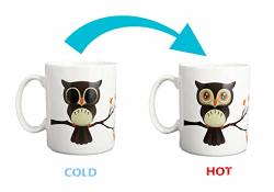 Heat Changing Mug Colour Changing Mug Magical Coffee Mug Tea Cup New Owl