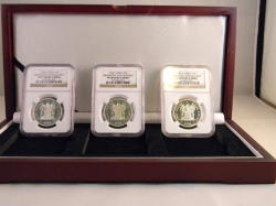 Investment Set - Three Of The Best Proof Inauguration Silver R1's In A Beautiful Case