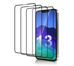 4-PACK Full Coverage Screen Protector For Iphone 13 Pro MAX 13PRO 13 13MINI - Apple Iphone 13 Pro Max