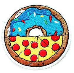 Nipitshop Patches Mix & Match Pizza Donut Breakfast Cartoon Kid Patch Embroidered Diy Patches Cute Applique Sew Iron On Kids Craft Patch For Bags
