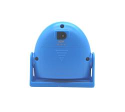 Wireless Infrared Motion Sensor Voice Prompter Warning Alarm doorbell-blue