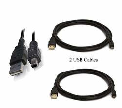 2X USB Cables For Minolta Dimage 5 Dimage 7 7I 7HI Digimax 210SE 220SE 350S