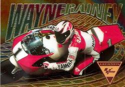 Wayne Rainey - Moto Gp Card Collection By Panini - "super Rare" Gold Legend Card 9