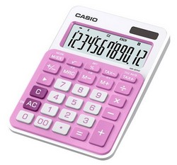 Casio Ms20nc Desktop Calculator - Pink