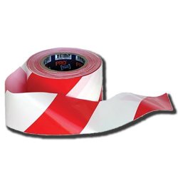 Pinnacle Welding & Safety Red & White Barrier Tape