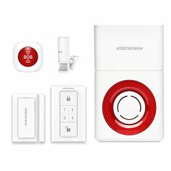 Smart Alarm System Whole-home Security Kit Wireless GSM Security Alarm Siren With Alarm Host Infrared Motion Door Window Sensor Remote Controller Alert With Auto