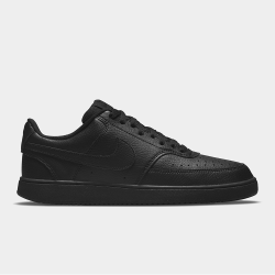 Nike Men&apos S Court Vision Low Black Sneakers