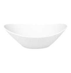 FF White Oval Serving Bowl