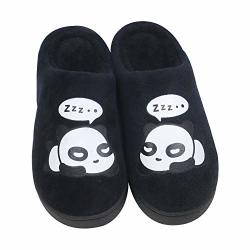 Qzbaoshu Panda Slippers For Women Slippers For Men 7 8 Us Men Label Size 42 43 Black
