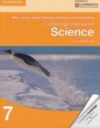 Cambridge Checkpoint Science Coursebook 7