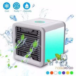 Portable MINI Air Conditioner Fan Personal Space Cooler The Quick Easy Way To Cool Any Space Home Of