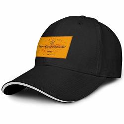 Snapback Cap Classic Veuve-clicquot-logo Twill Messy Snapback Hat Men Women