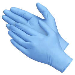 Nitrile Blue Examination Non-powdered Gloves Small Box Of 100