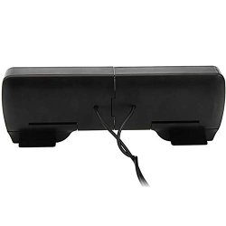 Shutao 2PCS Wall-mounted Laptop External Speakers Black