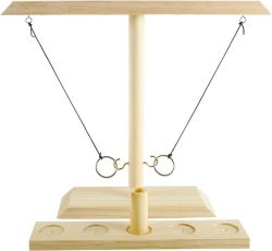 Ring Toss Game Hook And Ring Swing Game With Shooting Ladder Set