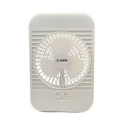 KN2885 MINI Small Fan Portable Fan USB Rechargeable Fan LED Learning Light