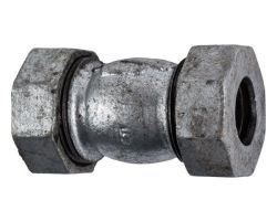 Bulk Pack X 2 Galvanised Johnson Coupling - 40MM