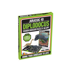 Fizz Creations Jurassic 4d Puzzle Diplodocus