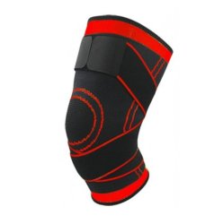 Protective Knee Brace Support For Sports Injury Prevention - Red