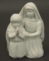 Children In Prayer Porcelain Figurine