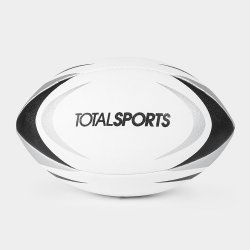 Training White black silver Rugby Ball
