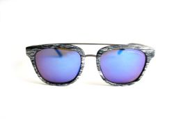 Lentes & Marcos Legazpi UV400 Navy & White Wayfarer Sunglasses
