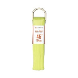Sofsole Athletic Oval Laces 45 Neon Yellow