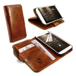 Tuff-luv Vintage Leather Wallet For Samsung Galaxy S5