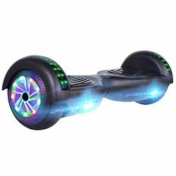 Bluetooth Uni-sun Hoverboard For Kids 6.5 Two-wheel Self Balancing Hoverboard With And LED Lights Electric Scooter For Adult With Ul 2272 Certified Black