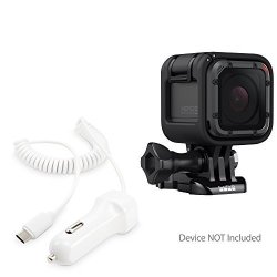 Gopro HERO5 Session Car Charger Boxwave Car Charger Plus Car Charger And Integrated Cable For Gopro HERO5 Session Black HERO6 Black