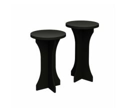 Luck End Tables Black
