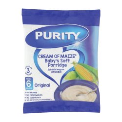 Purity Cream Of Maize Baby's Soft Porridge Original 400G From 6 Months
