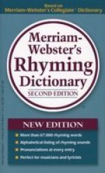 Merriam-webster& 39 S Rhyming Dictionary Paperback 2ND Revised Edition