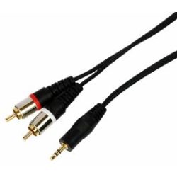 Ultra Link 1 5M Stero Jack To 2RCA Cable UL-2RCA0150