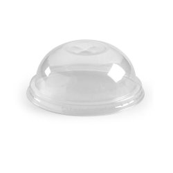 360-500ML Cup Dome Pla With Straw Hole Lid Pack Of 50