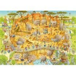 Degano Funky Zoo - African Habitat Puzzle 1000 Pieces