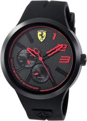 Scuderia Ferrari Men's Fxx Quartz Watch With Silicone Strap Black 15.29 Model: 0830394