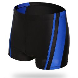 Fashion Beach Quickly Dry Stitching Boxers Swim Trunks For Men