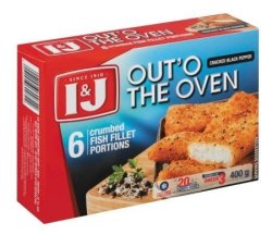 I&j Out O' The Oven Black Pepper Hake 400G