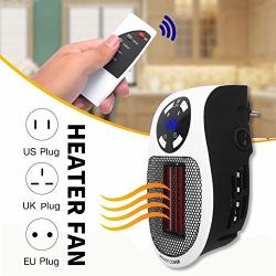 Portable Space Heater with Timer & Remote