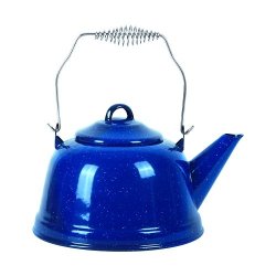 Lks 2.5L Blue Enamel Tea Pot