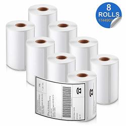 Labelife Compatible 4"X 6" Label Replacement For Dymo 1744907 Shipping Labels Use For Dymo Labelwriter 4XL Printers 1755120 Rollo Printers 220 Labels roll 8 Rolls