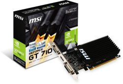 Msi Nvidia Geforce GT 710 2GD3H Lp 2GB GDDR3 64-BIT Graphics Card
