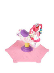 Fisher price bounce cheap and spin zebra pink